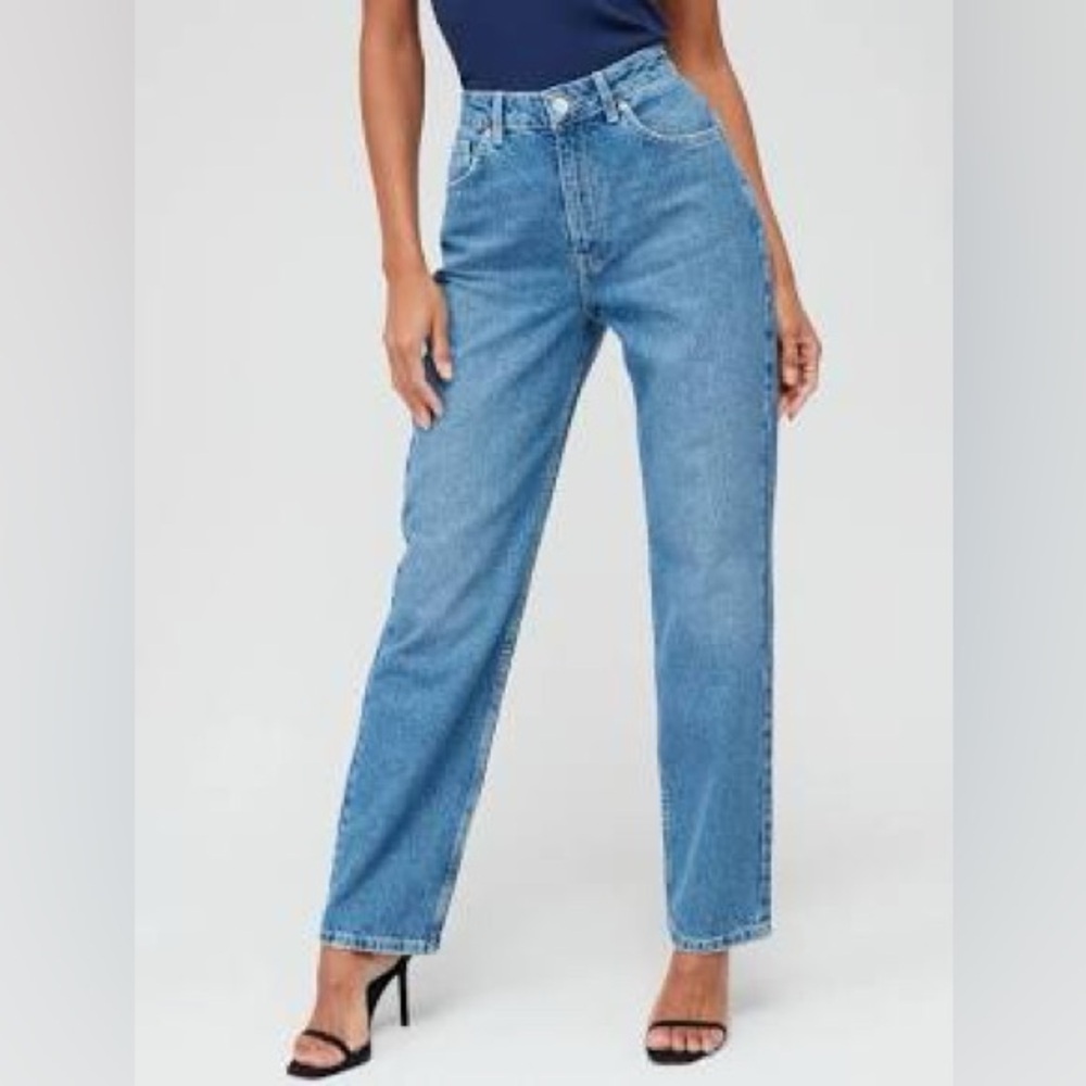 Reclaimed Vintage Blue Boyfriend Jeans Relaxed Fit